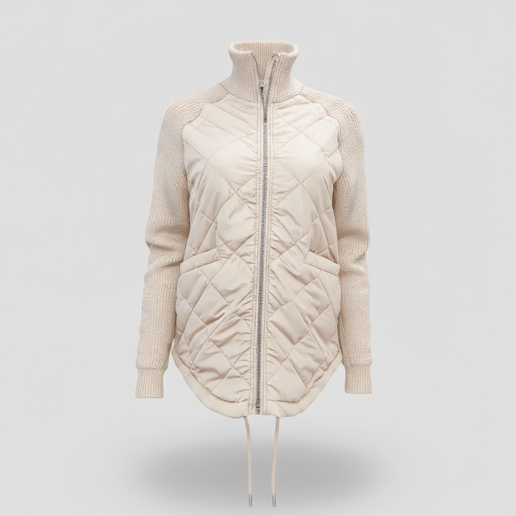 Jackets : Lichtgewicht Jack voor Dames - Militair Groen in Beige van Pantino