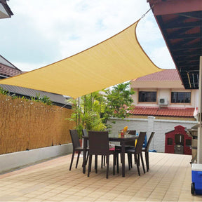 outdoor equipment : GardenFeel Schaduwdoek - Waterafstotend & Beschermend, Decoratief voor Jouw Balkon of Terras Heren Grijs in Beige 2x5m - Rechthoek Zonder Montageset van Pantino
