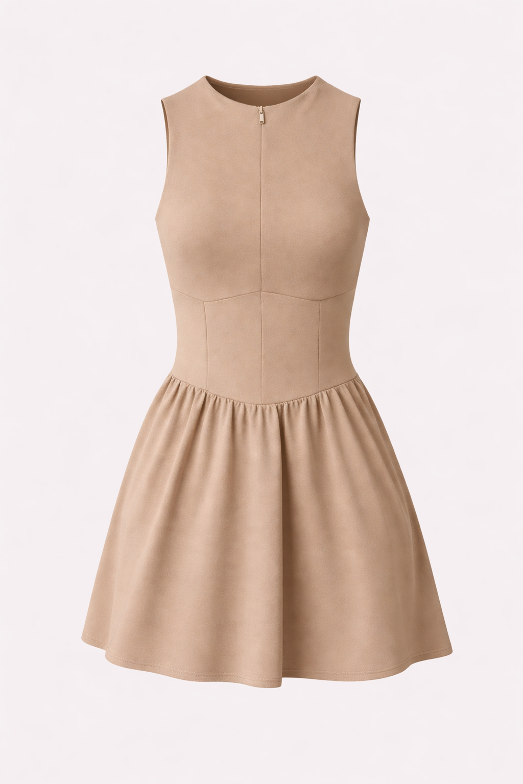 Women's Sportswear : Complete set tennisrok met ingebouwde push-up bh Dames in Beige (duifgrijs) van Pantinoshop