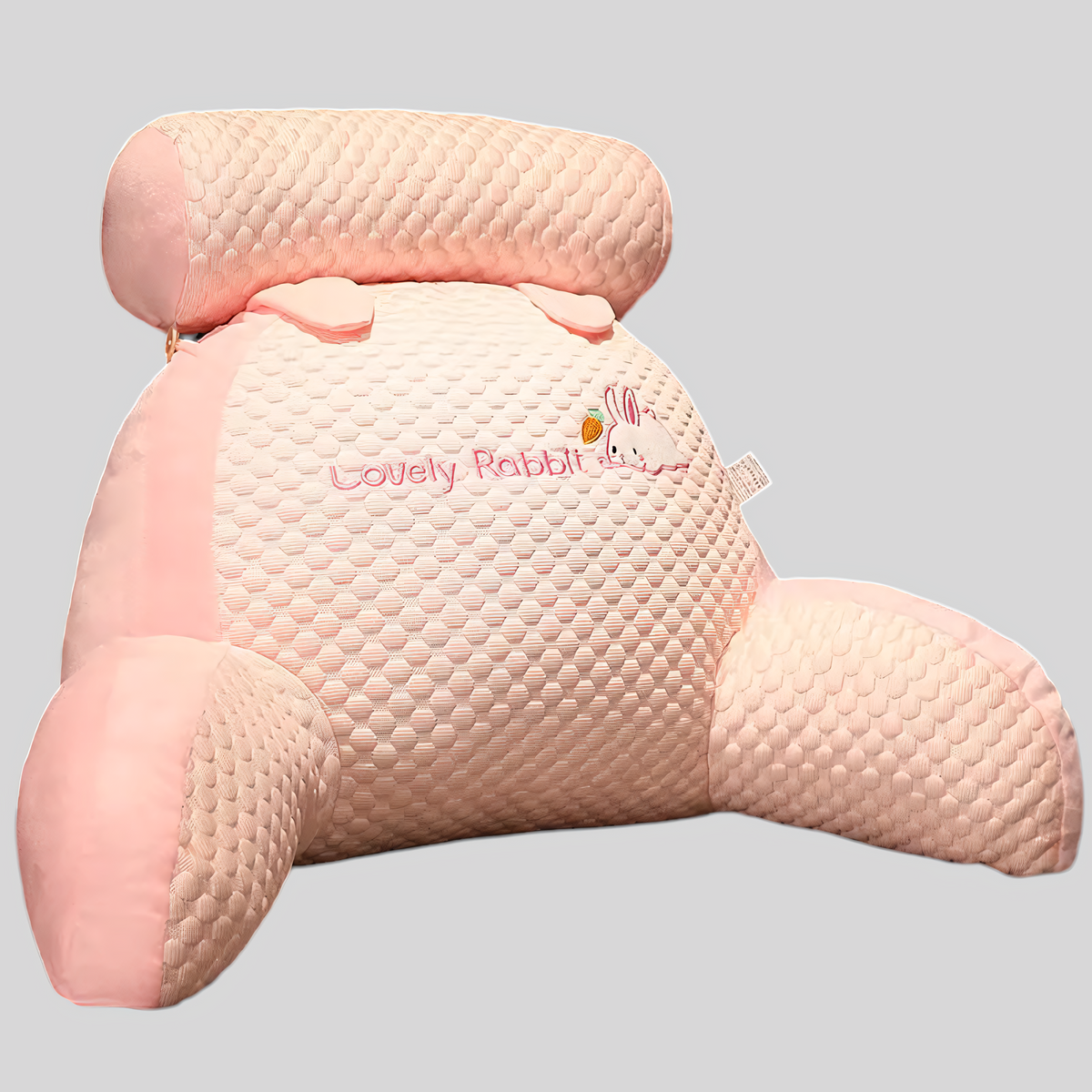 Home & Garden > Home Décor > Cushions & Pillows > Support Cushions > Backrest Pillows : Comfortabel Wigkussen voor Rug en Nek - Diverse Stijlen, Katoenen in Konijn van Mivoza