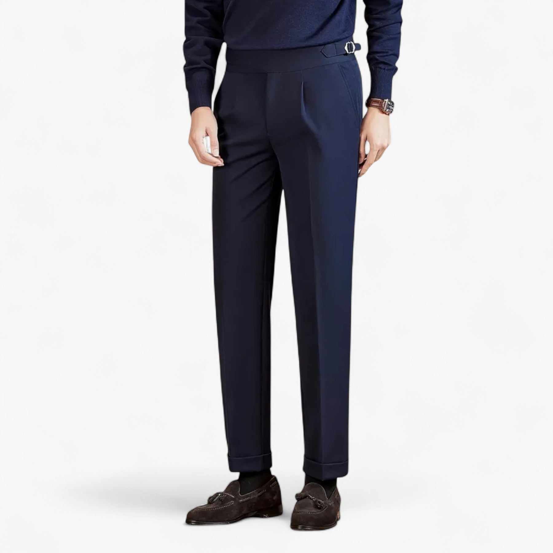 Pants : Zakelijke Stijl Zwart in van Pantino