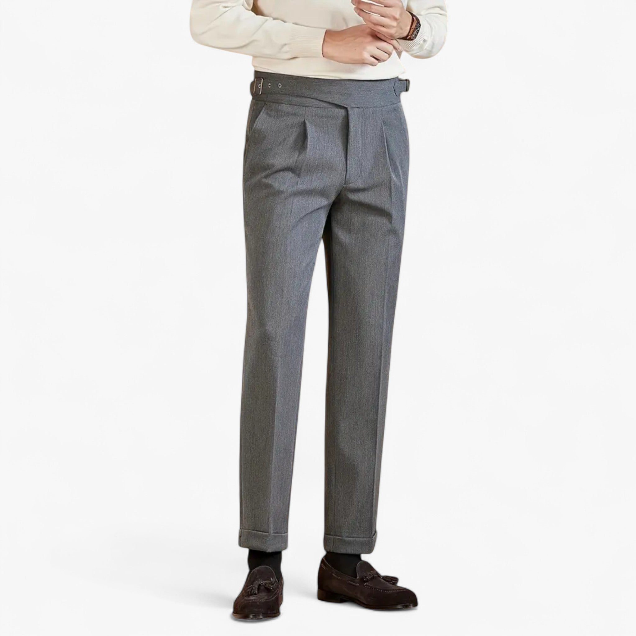 Pants : Zakelijke Stijl Zwart in van Pantino