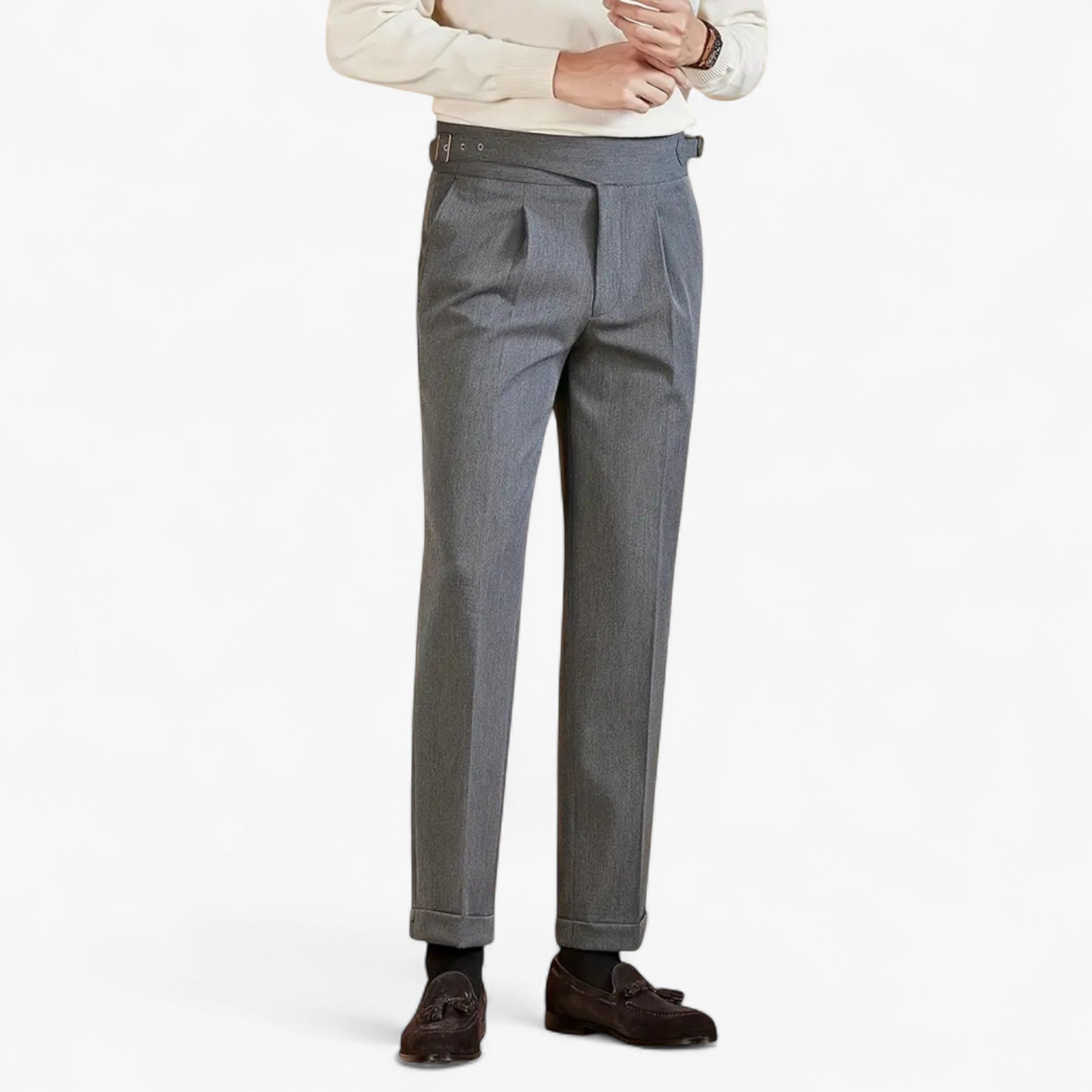 Pants : Zakelijke Stijl Zwart in van Pantino