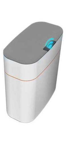 home & garden : Smart Prullenbak 13 L - Met Infrarood Sensor - Wit in Grijs - USB van Pantino
