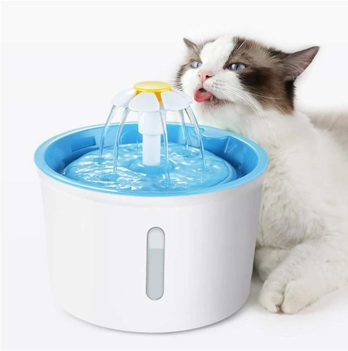 pets : Automatische Drinkfontein voor Huisdieren - Kattendrinkbak Pro - Zilver in van Pantino