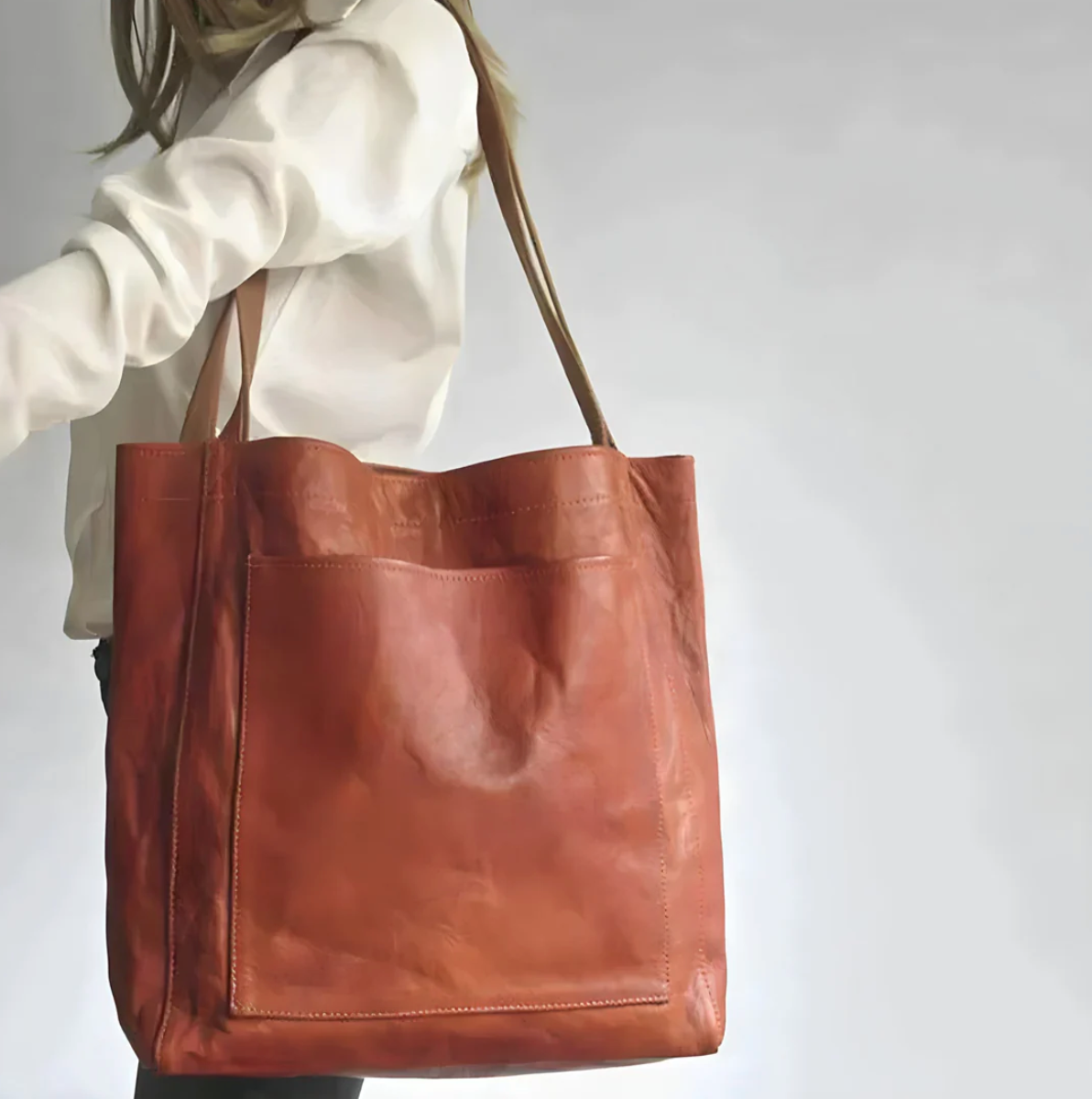 bags : Handgemaakte Leren Tas Donker Bruin - Tijdloos Vakmanschap - Echt Leer in van Pantino