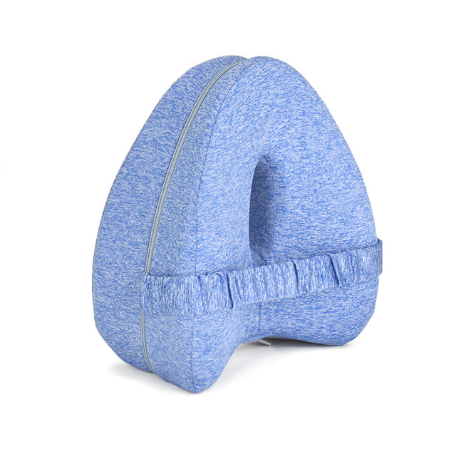 home & garden : Ergonomisch Beenkussen Grijs - Comfort Haven Kniepijn - Memory Foam in Blauw van Pantino
