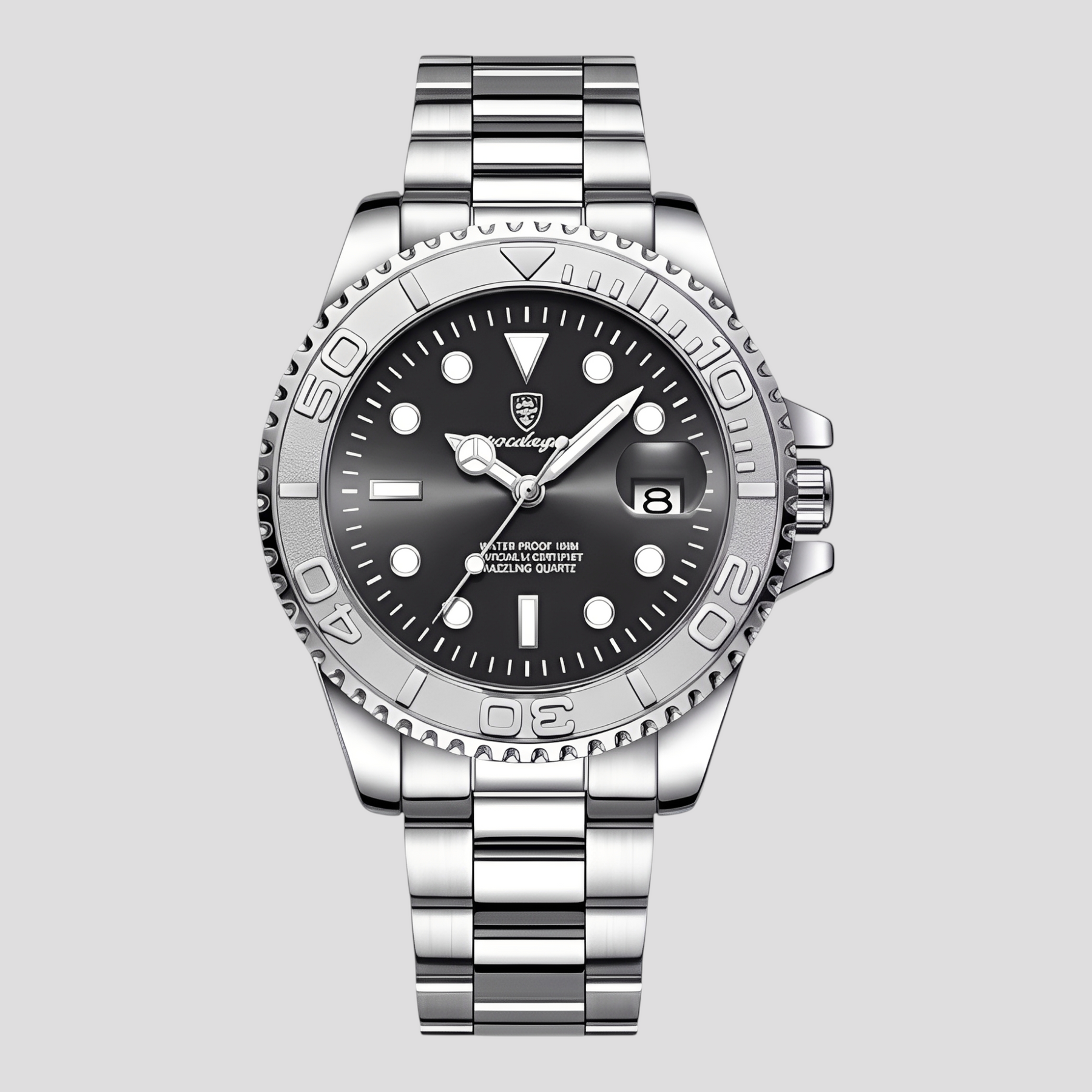 watches : Luxe Smartwatch met Amoled-display - Goud in Zwart van Pantino