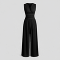 Comfy Jumpsuit Dames met Top en Broek - Zwart