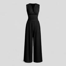 Women Set : Comfy Jumpsuit Dames met Top en Broek - Zwart in Zwart van Pantino