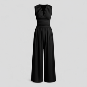 Women Set : Comfy Jumpsuit Dames met Top en Broek - Zwart in Zwart van Pantino