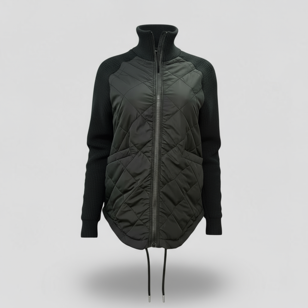 Jackets : Lichtgewicht Jack voor Dames - Militair Groen in Zwart van Pantino