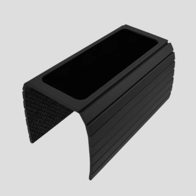 Tables basses à café : Heren dienblad voor bankarmleuning van bamboe - Opvouwbaar en Antislip in Zwart van Pantinoshop