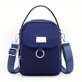 bags : Schoudertas Dames Zwart - ShoulderBag - Voor in van Pantino