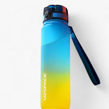 gadgets : HydraShake - Sport Shaker Bottle - BPA-Vrij en Lekvrij in Blauw en Geel van Pantino