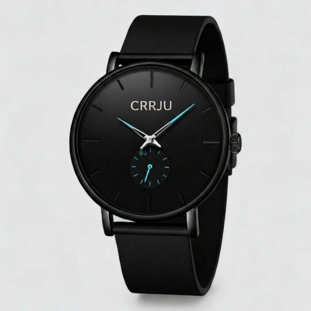 watches : Horloge Zwart Blauw - Waterdicht Luxe Quartz in Zwart Blauw van Pantino