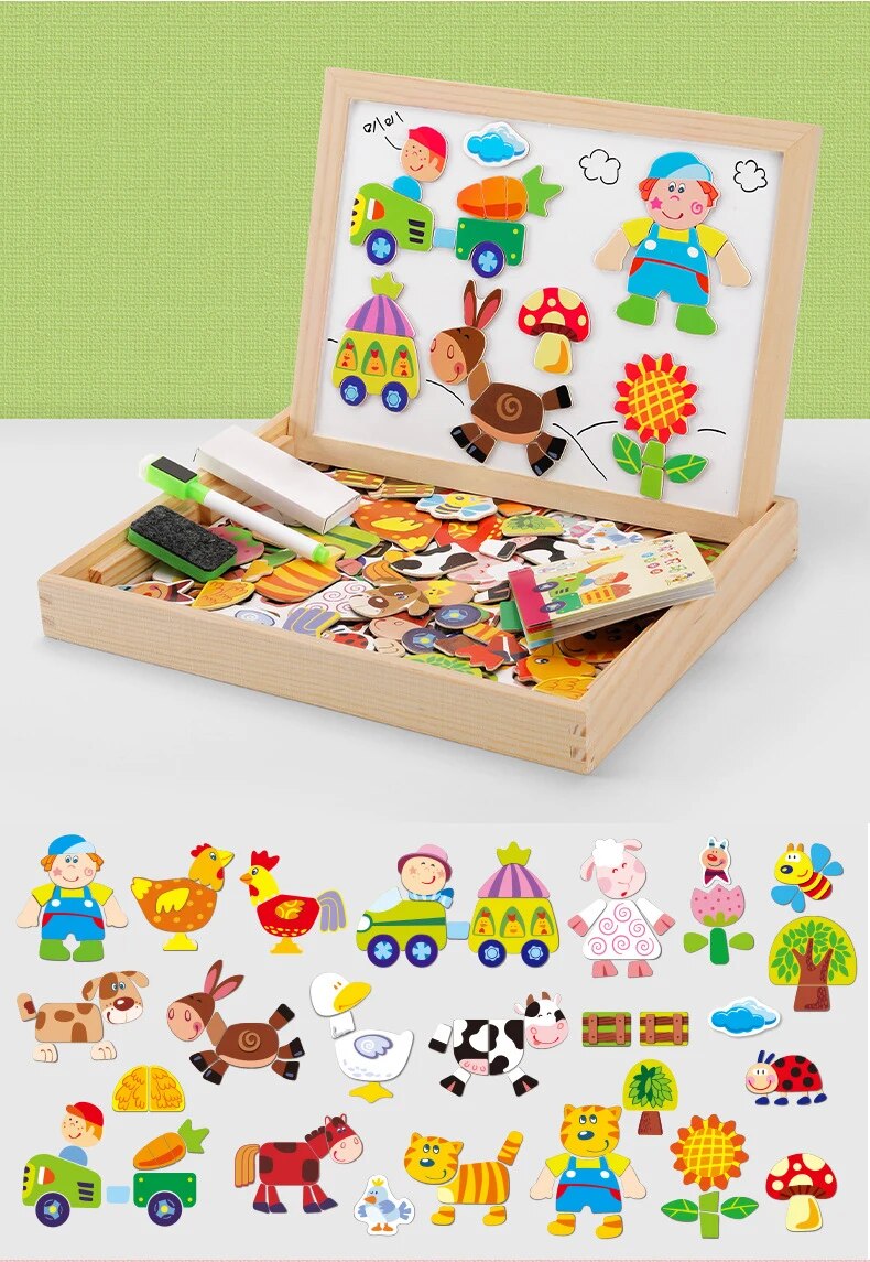 other : PlayWood - Houten Magnetische Krijtbord in Boerderij van Pantino