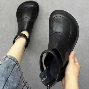 Bottes décontractées pour femmes : Zwarte Dames Casual Enkellaarsjes Ronde Neus in van Pantinoshop