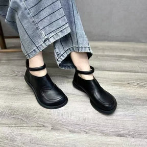 Bottes décontractées pour femmes : Zwarte Dames Casual Enkellaarsjes Ronde Neus in van Pantinoshop