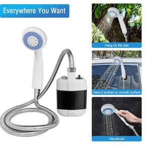 outdoor equipment : Draagbare Campingdouche - Innovatief Warm Water Outdoor - Kunststof in van Pantino