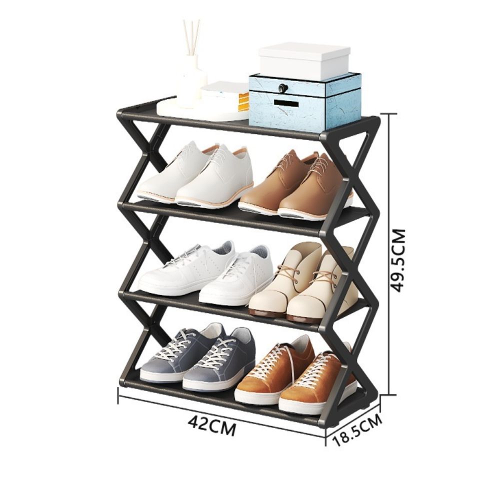 home & garden : Minimalistisch Schoenenrek - Ruimtebesparend Compact Design - Bamboe in van Pantino