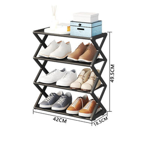 home & garden : Minimalistisch Schoenenrek - Ruimtebesparend Compact Design - Bamboe in van Pantino