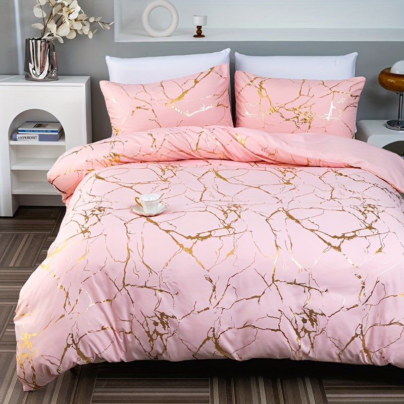 home & garden : DreamScape - Luxe Dekbedovertrekset - Wit in Rose van Pantino