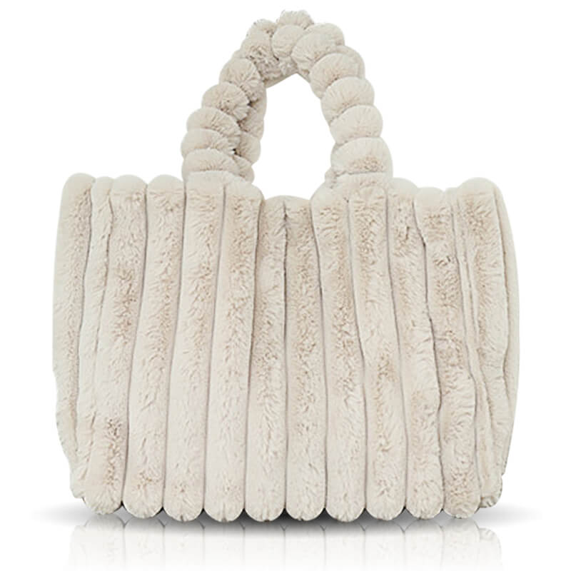 bags : Schoudertas Dames Crème - Morbida Bont Zachte in Crème van Pantino