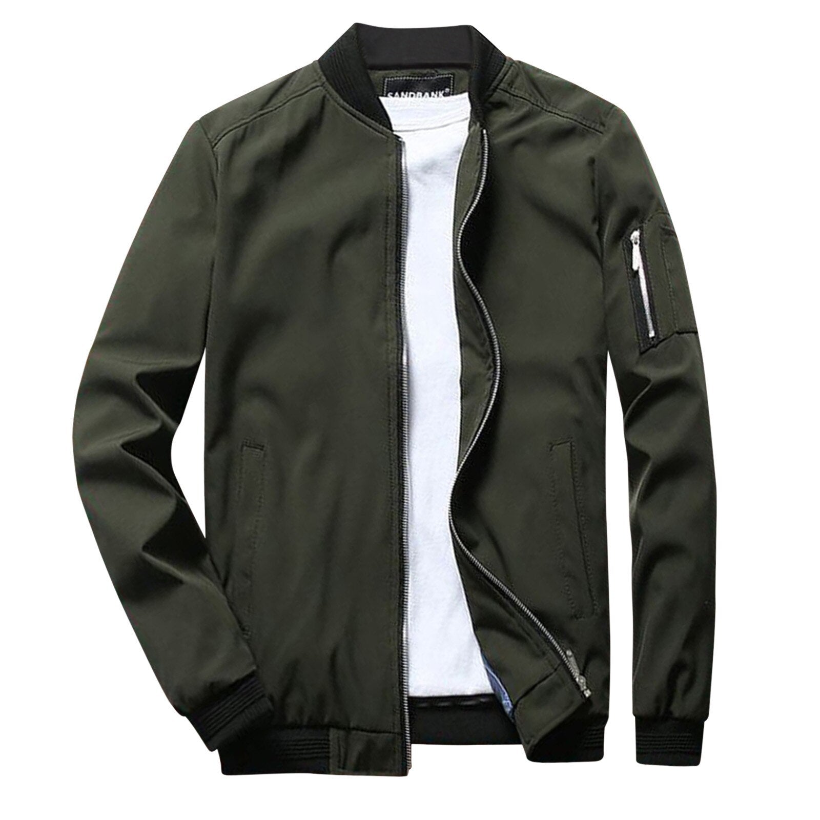 Jacket : Jas Heren Legergroen - Stijlvolle Zomerjas voor Legergroen in Legergroen van Pantino