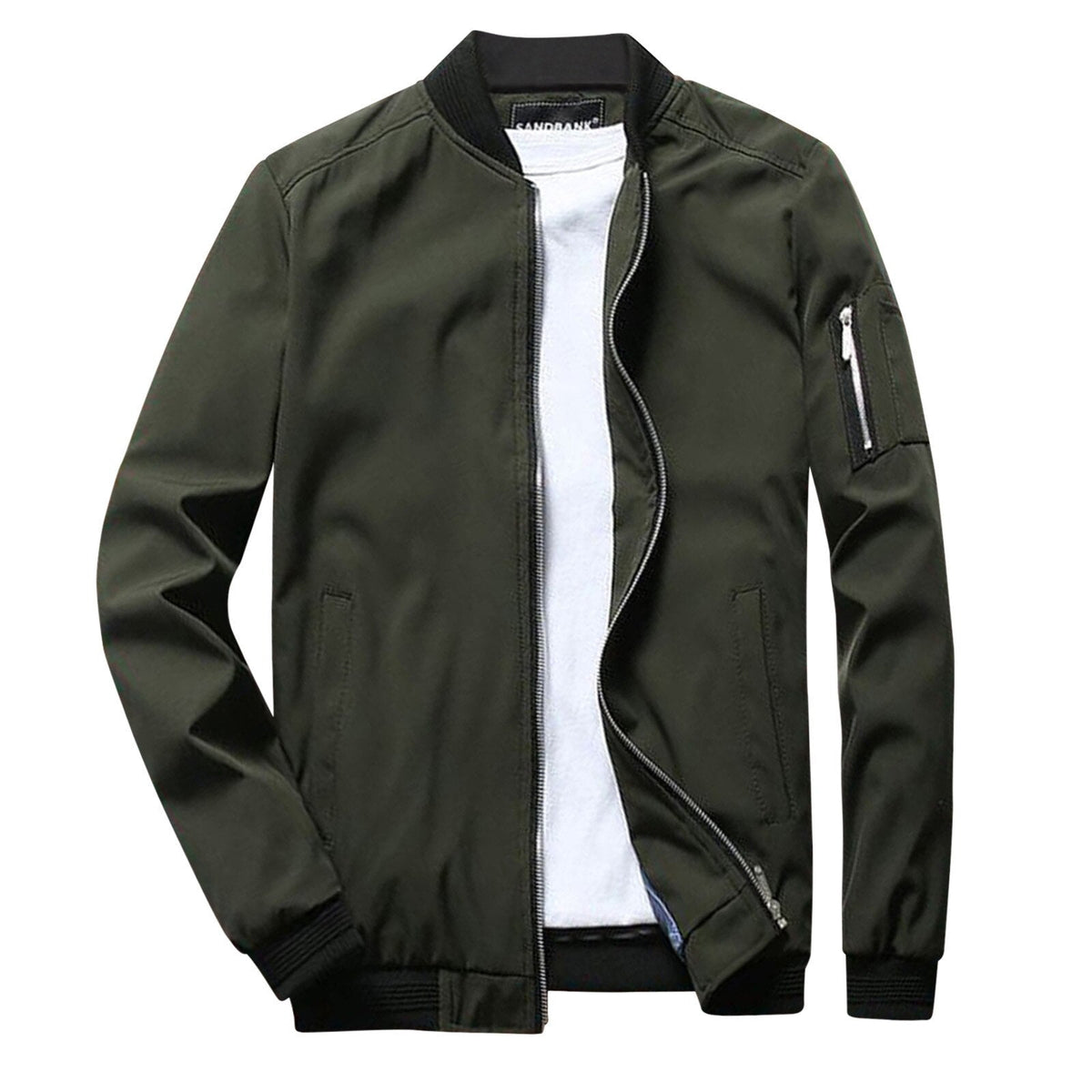 Jacket : Jas Heren Legergroen - Stijlvolle Zomerjas voor Legergroen in Legergroen van Pantino