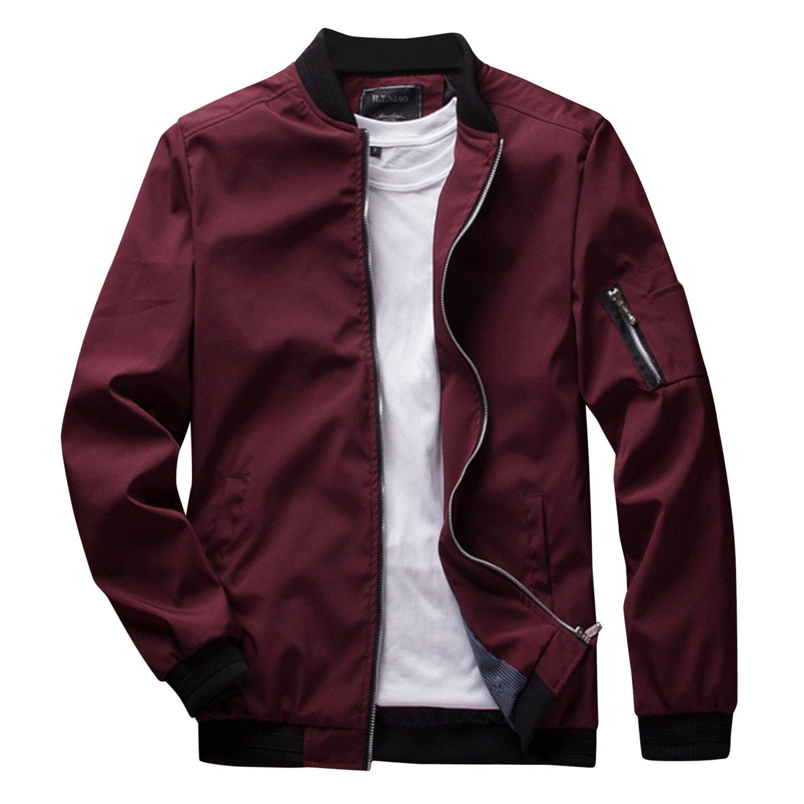 Jacket : Jas Heren Legergroen - Stijlvolle Zomerjas voor Legergroen in Rood van Pantino