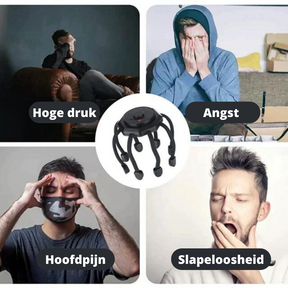 gadgets : Hoofdmassage Pro - Gun Jezelf Ontspanning - Zwart in van Pantino