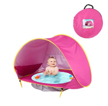 outdoor equipment : ZonSafe - Babystrandtent - Draagbare Schaduw en UV-Bescherming in Roos van Pantino