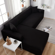 home & garden : SofCove - Wasbare Bankhoes - Verlengt de Levensduur, Waterafstotend, Rekbaar in Zwart van Pantino