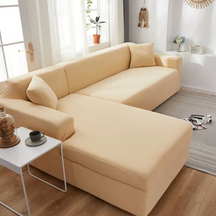 home & garden : SofCove - Wasbare Bankhoes - Verlengt de Levensduur, Waterafstotend, Rekbaar in Beige van Pantino