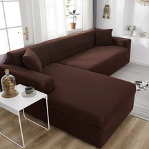 home & garden : SofCove - Wasbare Bankhoes - Verlengt de Levensduur, Waterafstotend, Rekbaar in Koffie van Pantino