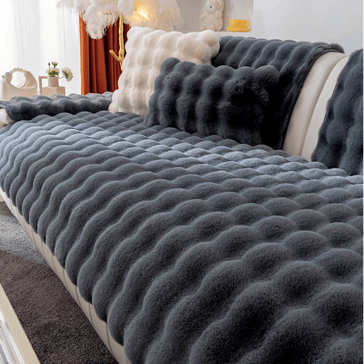 home & garden : Zachte Bankhoes - Meubels Bescherming Stijlvol Design - Polyester in Zwart van Pantino