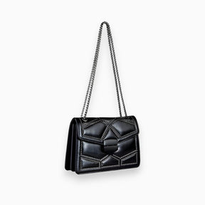 bags : Stijlvolle Schoudertas Dames - Zwart in Zwart van Pantino