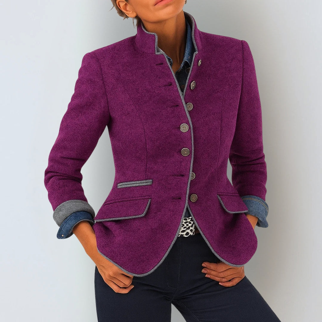 Cardigans pour femmes : Elegant vest met opstaande kraag voor dames in van Pantino