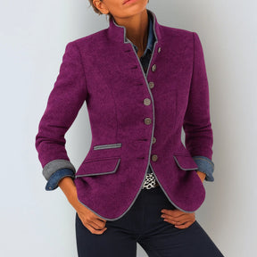 Cardigans pour femmes : Elegant vest met opstaande kraag voor dames in van Pantino