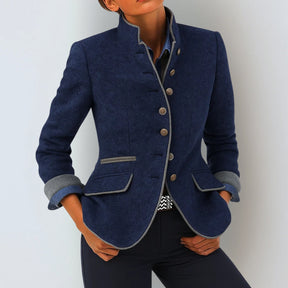 Cardigans pour femmes : Elegant vest met opstaande kraag voor dames in van Pantino