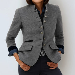 Cardigans pour femmes : Elegant vest met opstaande kraag voor dames in van Pantino