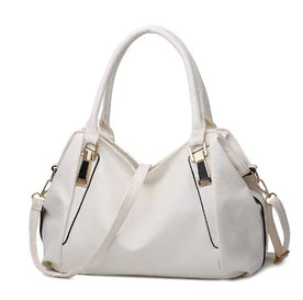 bags : Leren Handtas Dames Wit - Veelzijdig Stijlvol - PU-Leer in Wit van Pantinoshop