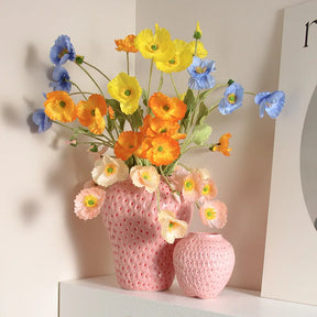 home & garden : Keramiek Vaas Aardbei - Leuke Fruitvorm Woonkamer - Keramiek in van Pantino
