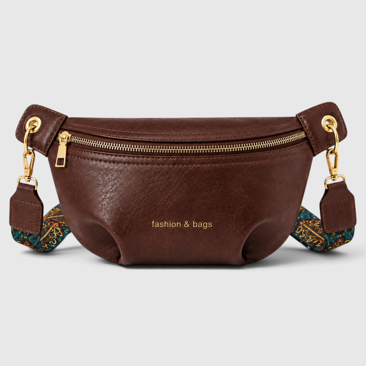 Trendy PU Leather Sling Bag with Wide Strap – Perfect for Everyday Use