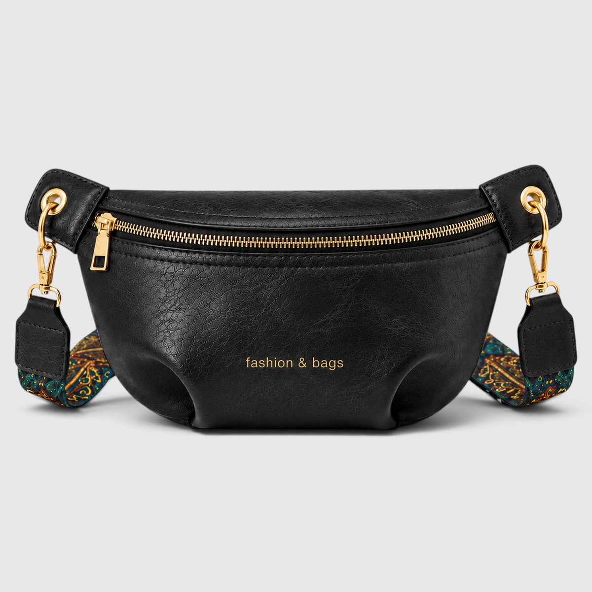 Trendy PU Leather Sling Bag with Wide Strap – Perfect for Everyday Use