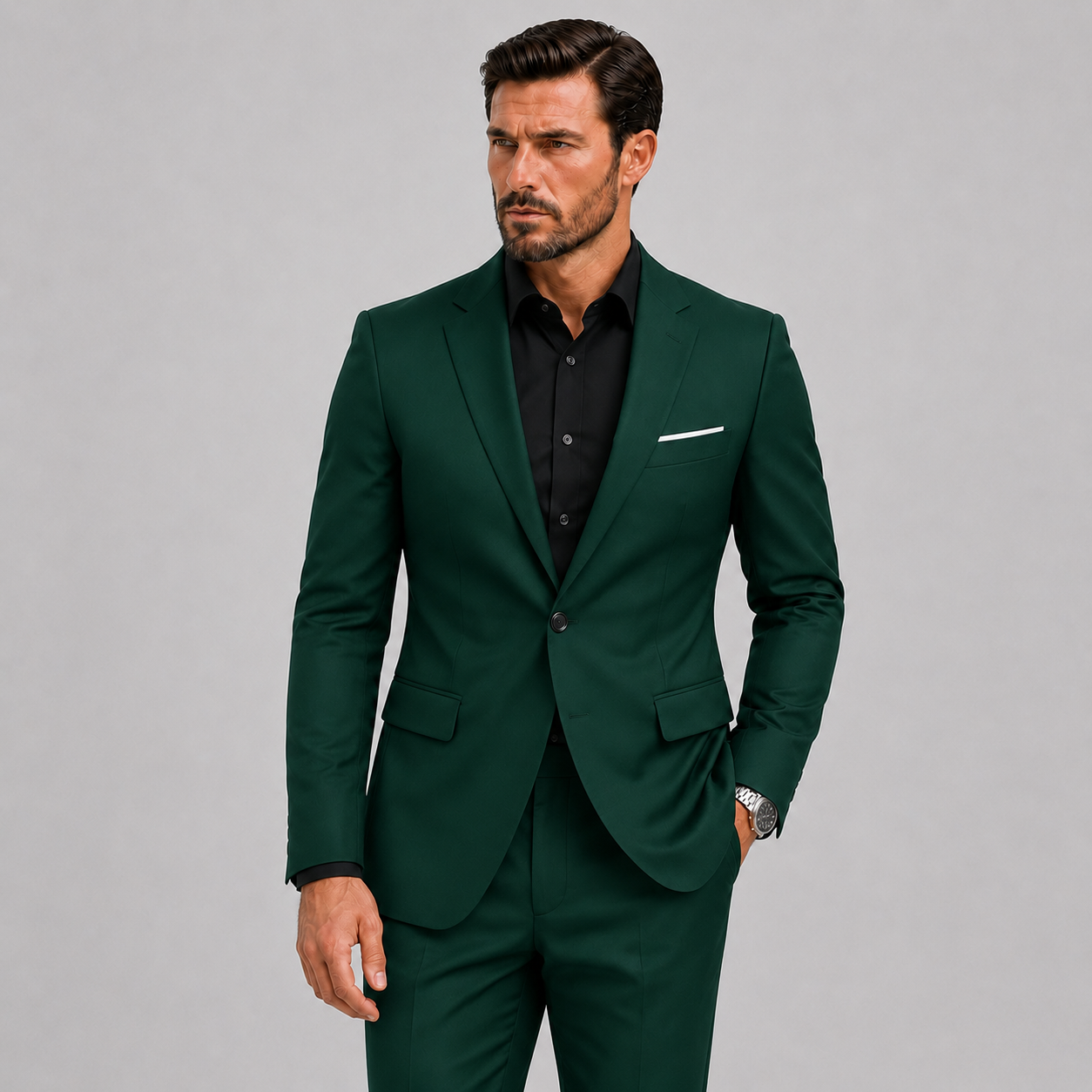 Elegant Slimfit Herenpak: Perfect voor Bruiloften & Formele Events