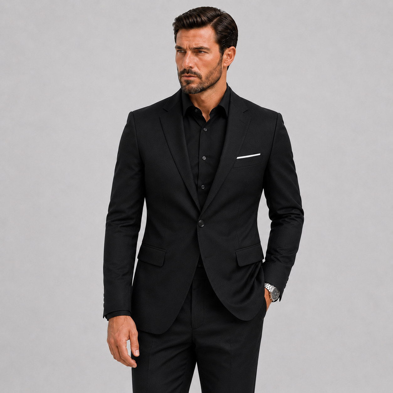 Elegant Slimfit Herenpak: Perfect voor Bruiloften & Formele Events