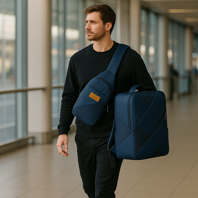 bags : Rugzak Grijs - Set 3 in 1 met en Bijpassende Accessoires in van Pantino