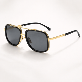 Zonnebrillen : Heren Gepolariseerde Zonnebril Bruin - UV400 Bescherming, Anti-Schittering & Comfortabel in Zwart van Pantino